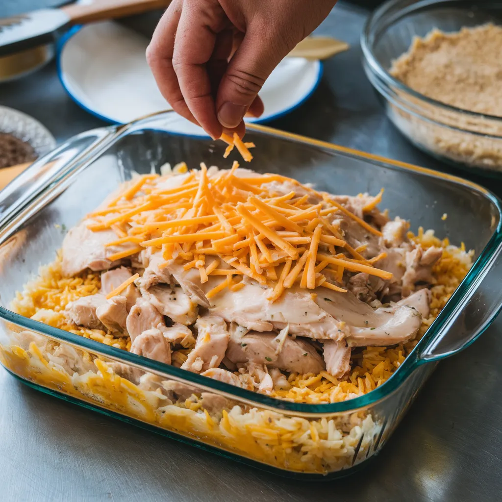 Discover the ultimate chicken casserole recipe with tender chicken, vibrant vegetables, creamy sauce, and a golden-brown breadcrumb topping. Perfect for a comforting dinner