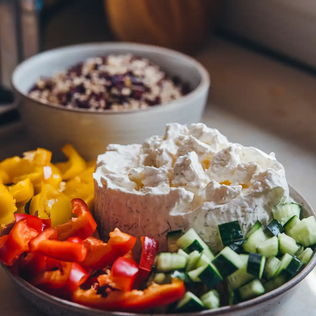 Cottage Cheese Ingredients Preparation