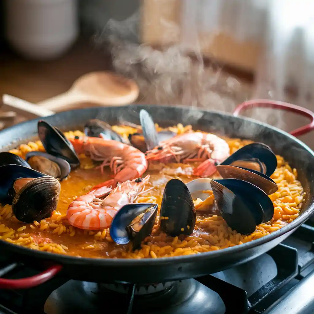 Seafood Paella Final Dish