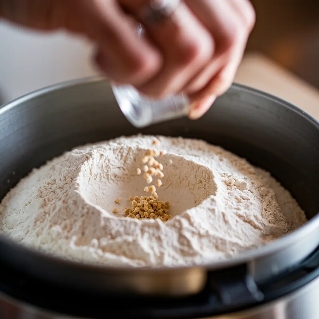 Adding Yeast to the Mixture