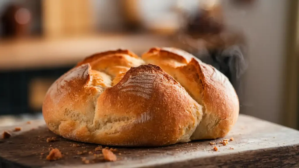 Freshly Baked Bread Loaf