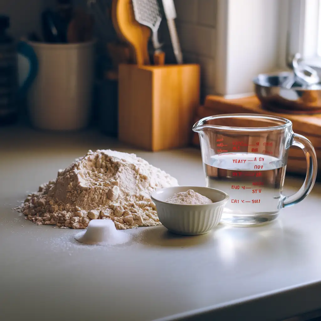 Bread Ingredients Close-Up