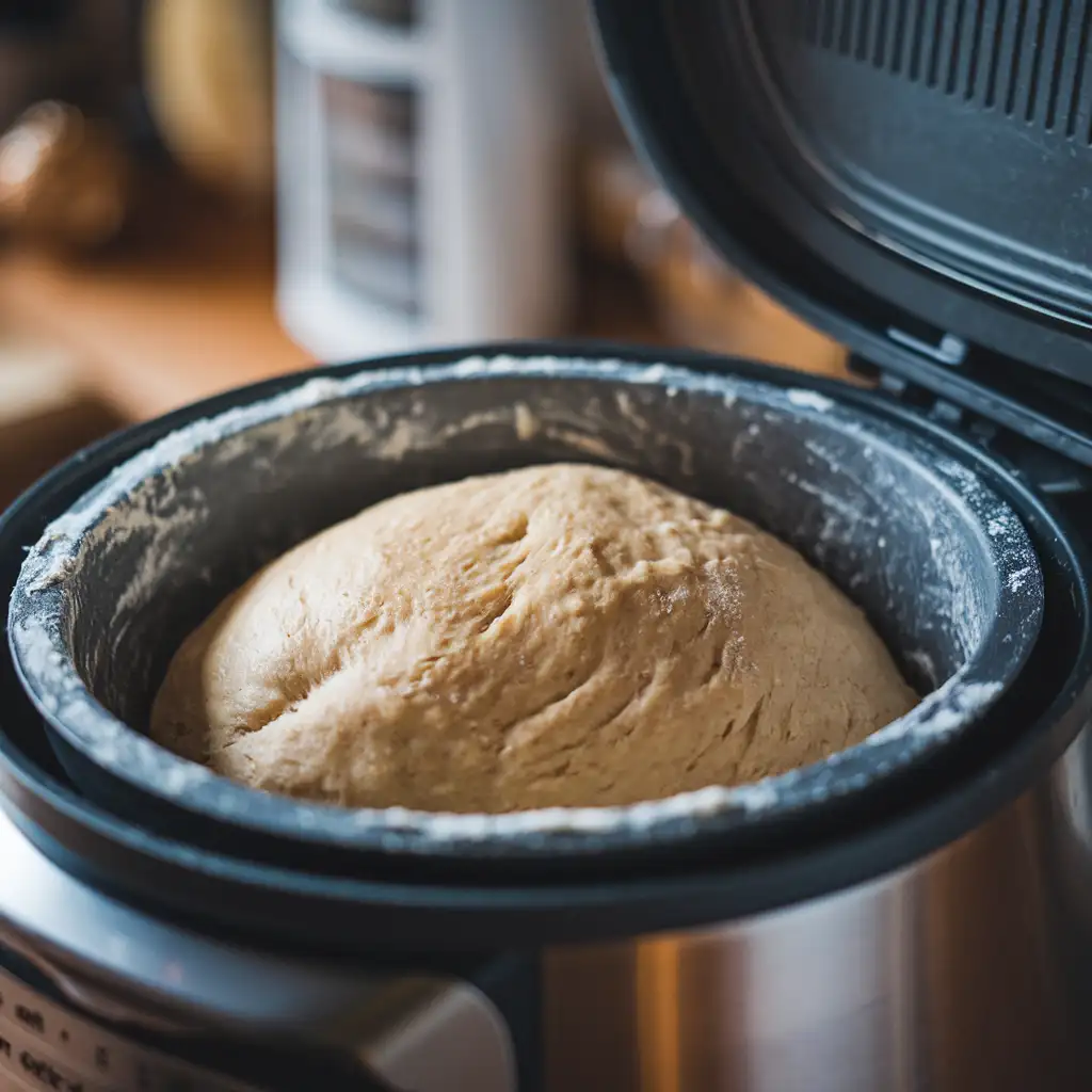 Kneaded Dough in Bread Machine